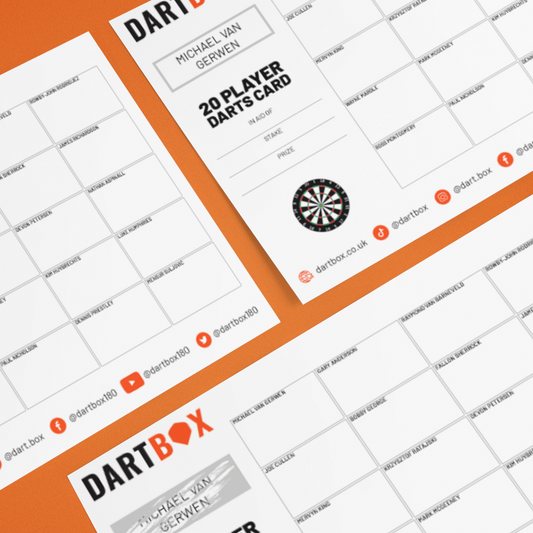 Dartbox 20-Name Scratch Cards