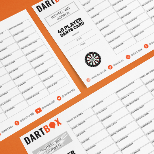 Dartbox 40-Name Scratch Cards