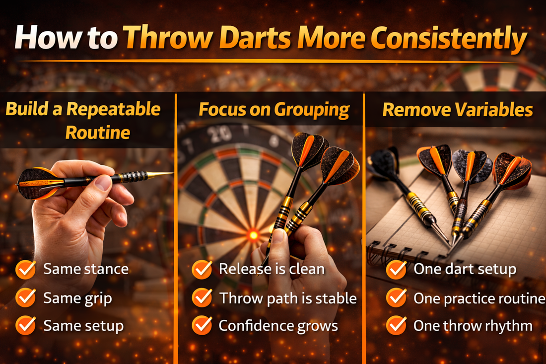 How to throw darts more consistently