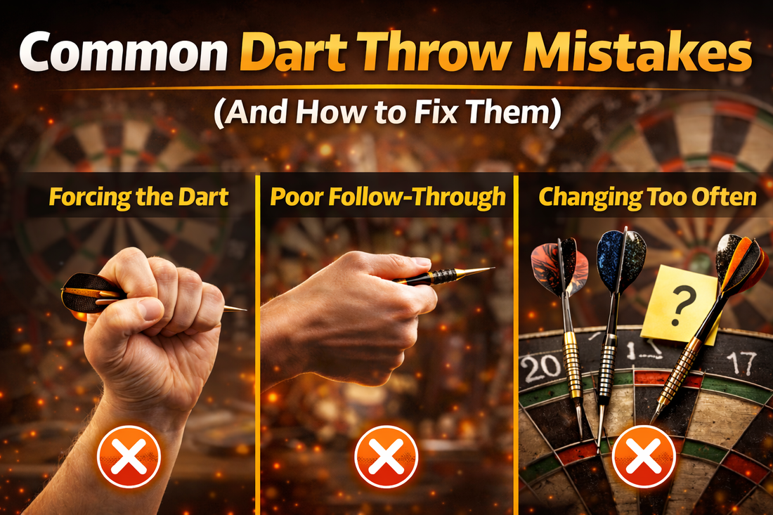 Common dart throw mistakes