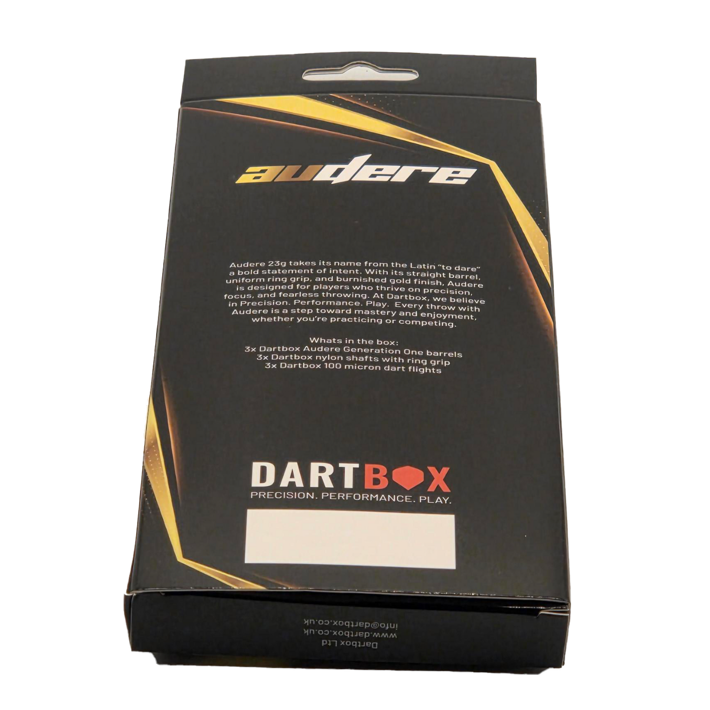 Audere 90% Tungsten Steel Tip Darts by Dartbox